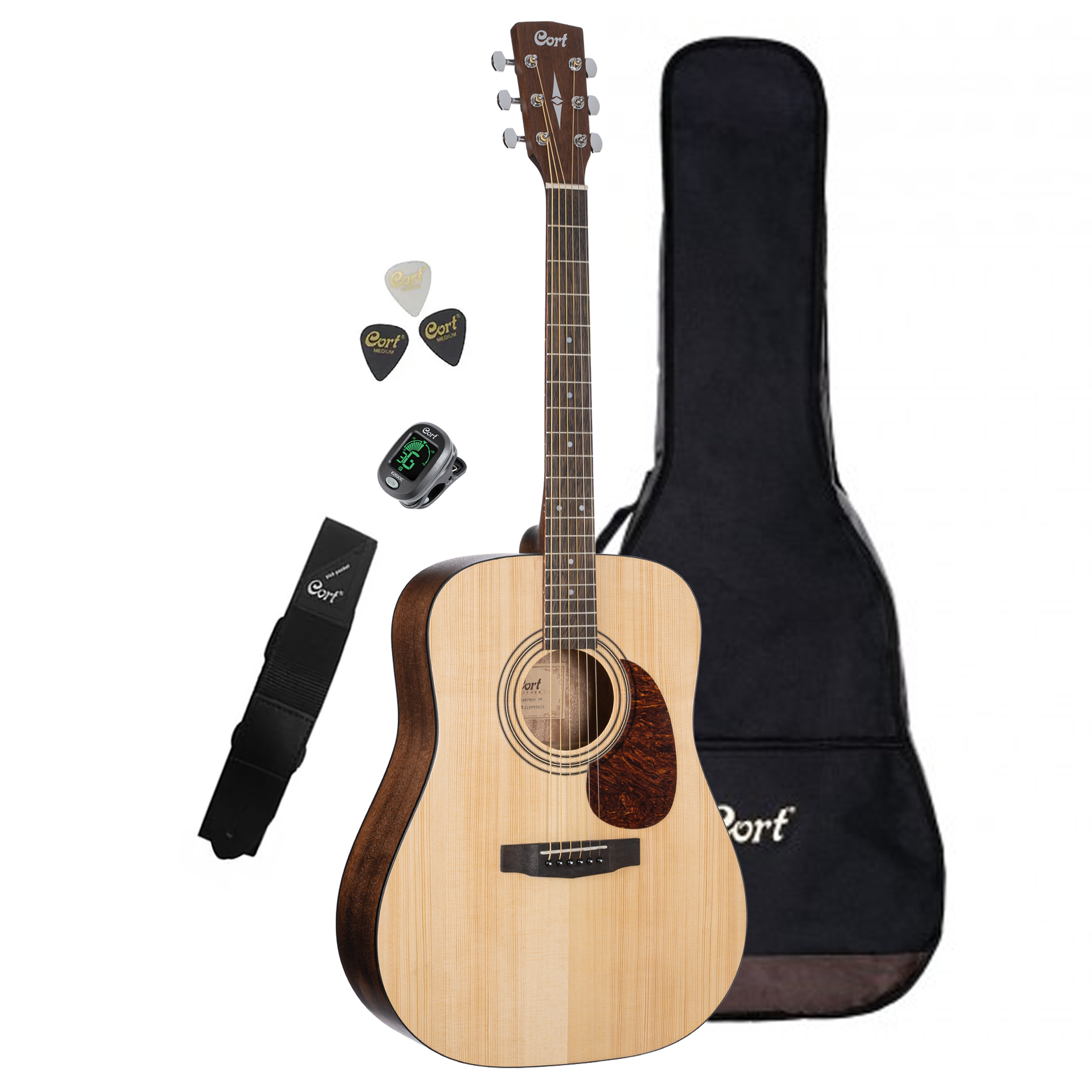 Cort Earth Pack Guitar Package